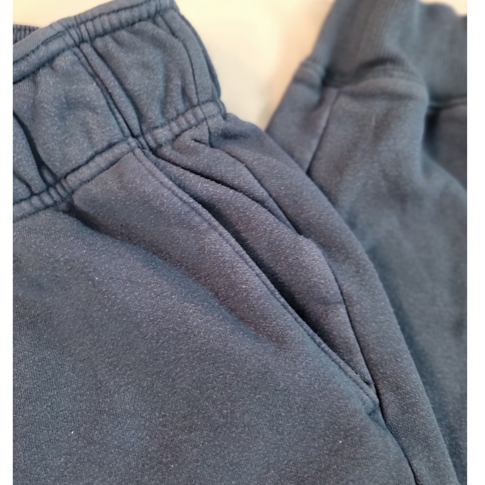 The North Face Womens Navy Blue Fleece Joggers Sweatpants XL Drawstring Logo - Picture 3 of 6